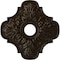Ekena Millwork Peralta Ceiling Medallion (Fits Canopies up to 4 5/8"), 17 3/4"OD x 3 1/8"ID x 1"P, Bronze CM17PEBZS - alternate 1